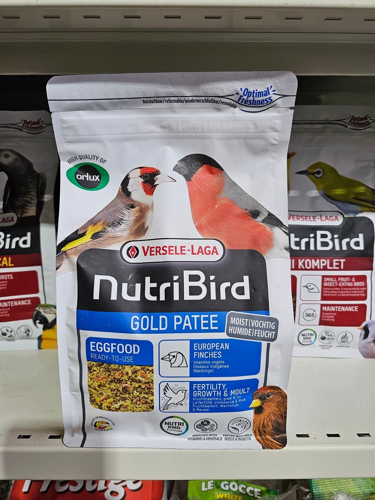 Nutribird Gold Patee Native Birds 1 kg (avec fermeture éclai, Animaux & Accessoires, Enlèvement