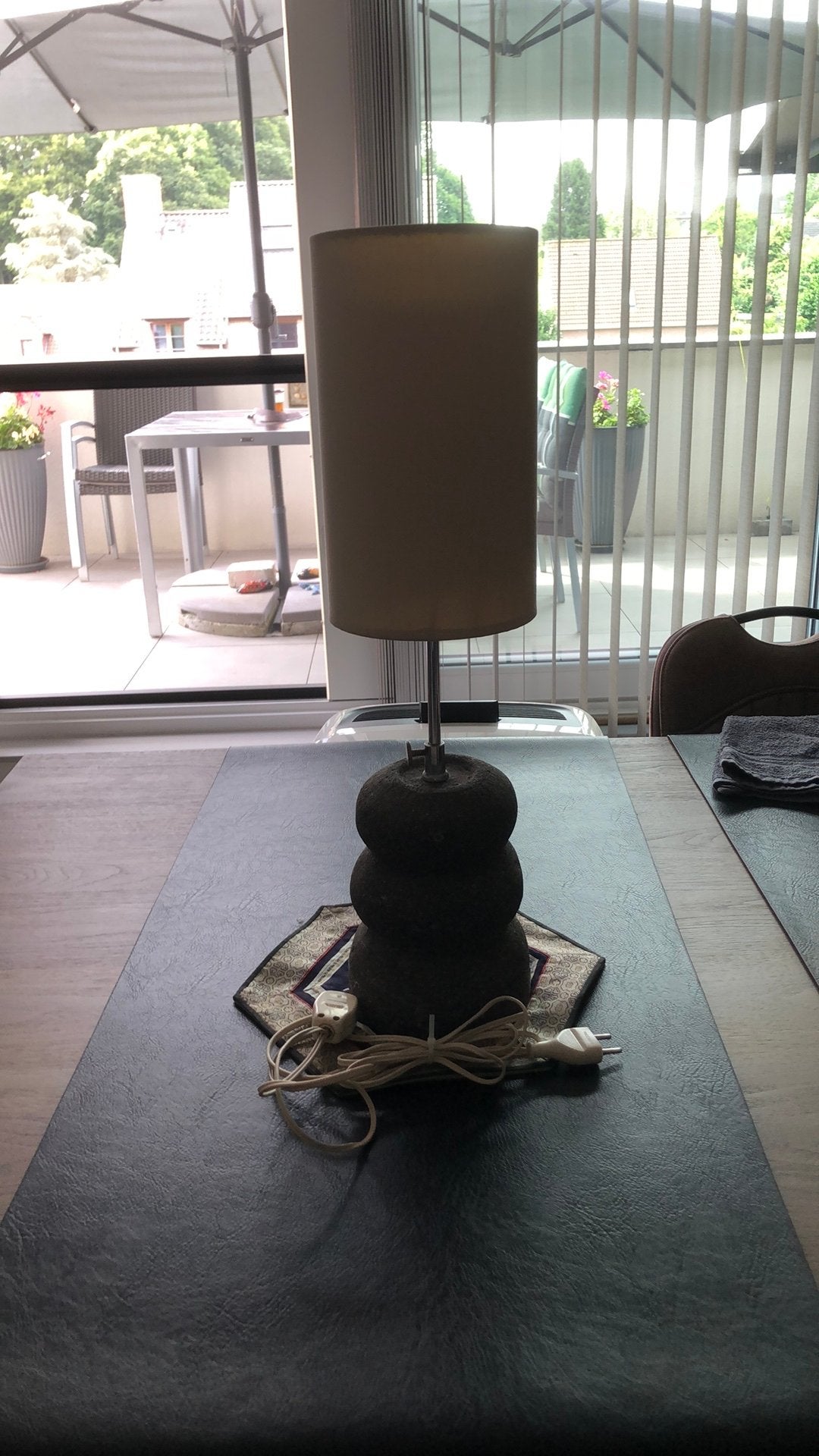 Staanlamp in verstelbare hoogte, Ophalen, Gebruikt