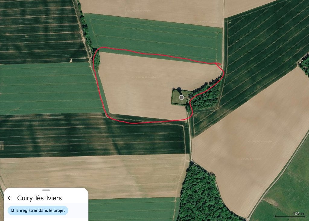 Terre Agricole, Cuiry-les-Iviers, 1500 m² ou plus