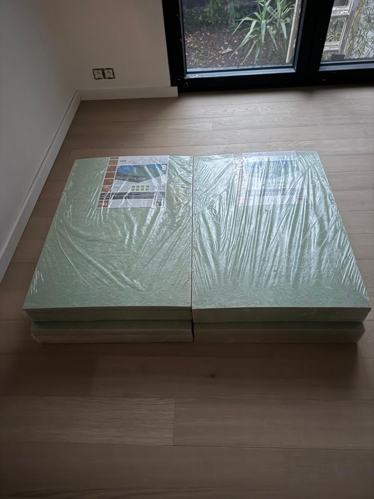 Sencys isoboard laminaat parket ondervloer 7mm +-35m2, Doe-het-zelf en Bouw, Ophalen, Zo goed als nieuw, Laminaat