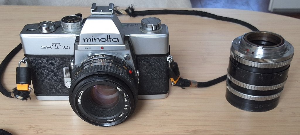 fotomateriaal, TV, Hi-fi & Vidéo, Appareils photo analogiques, Enlèvement, Utilisé, Reflex miroir, Minolta