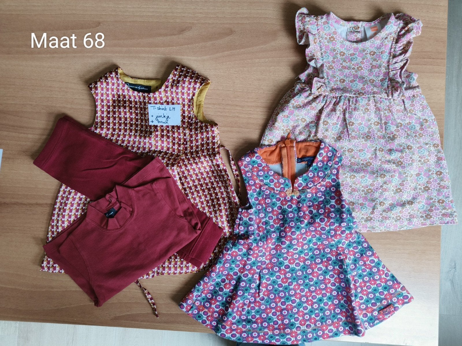 Pakket jurkjes meisje maat 68, Kinderen en Baby's, Ophalen of Verzenden, Gebruikt, Maat 68