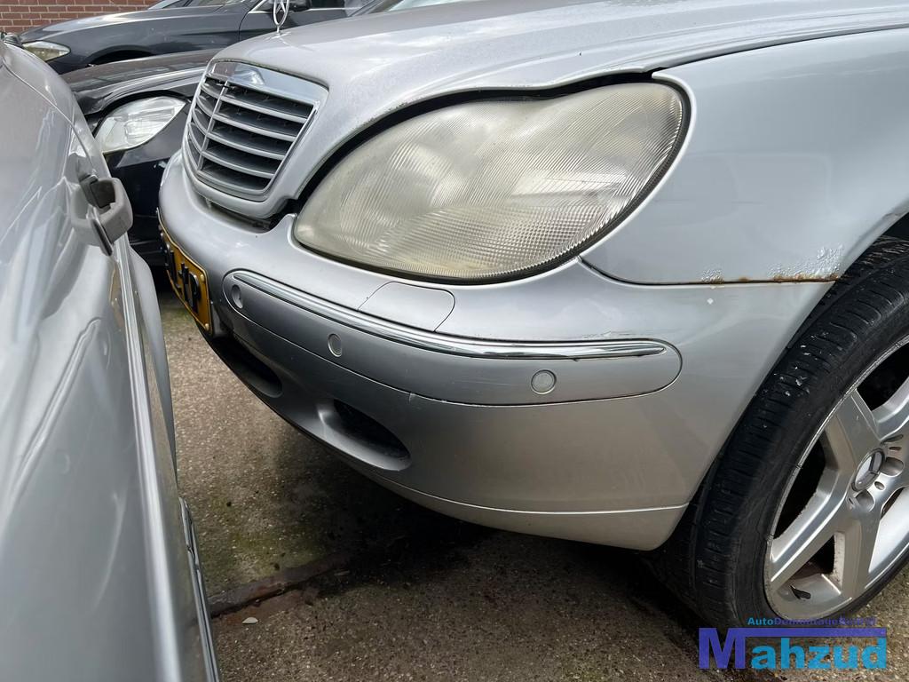 MERCEDES S KLASSE W220 Zilver voorbumper pdc sproeier, Gebruikt, Mercedes-Benz AG, Voor, Mercedes-Benz