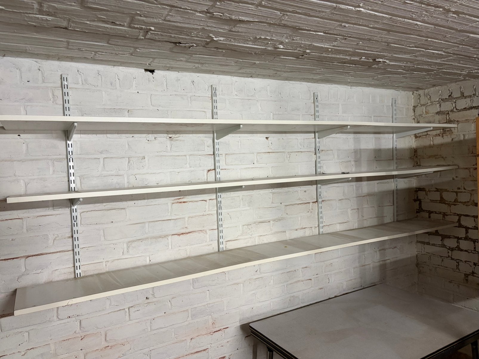Etagere console + cremailleres, Maison & Meubles, Enlèvement, Utilisé