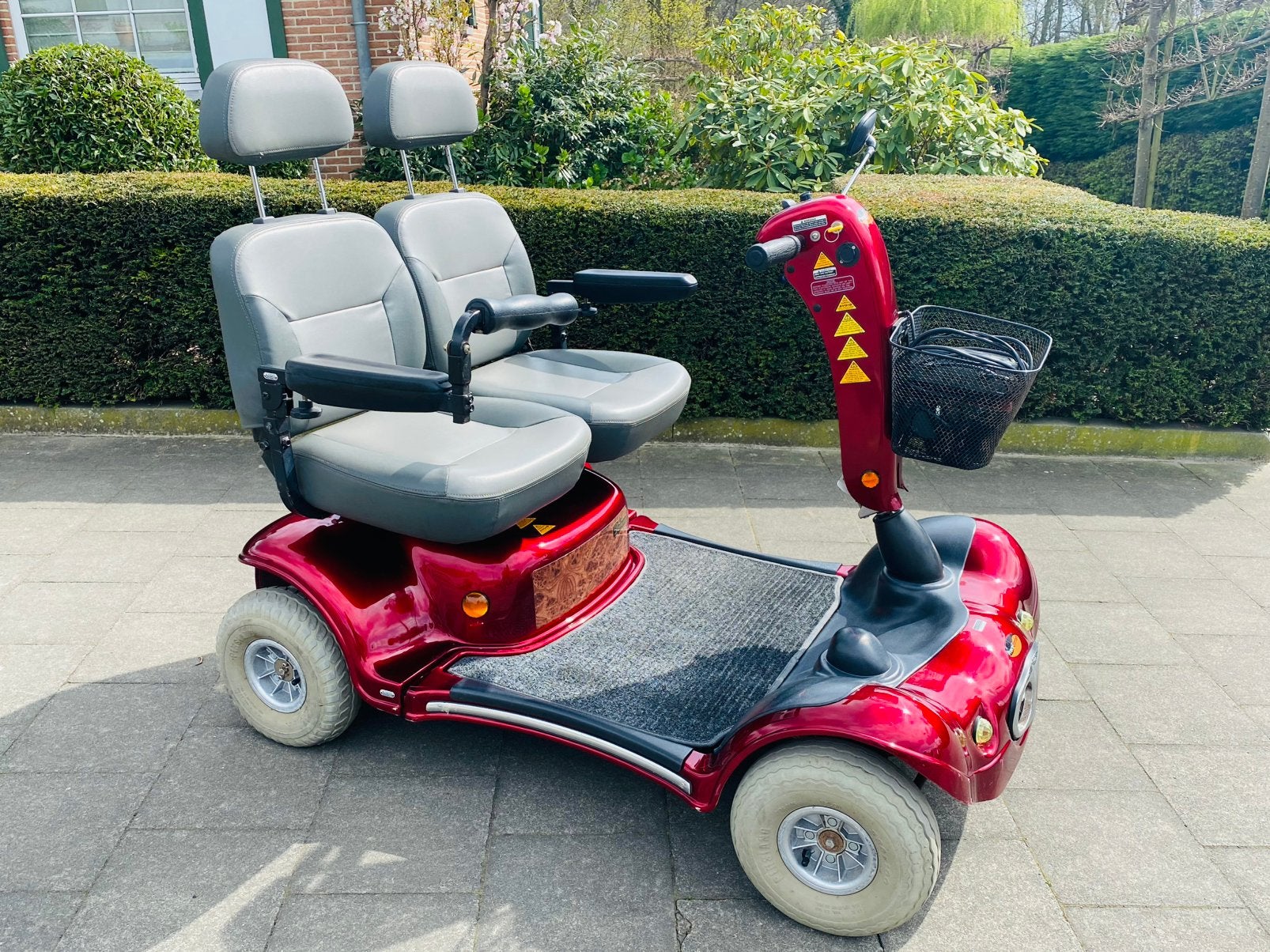 LUXE DUO SCOOTMOBIEL OBERON TWIST – TWEEPERSOONS PMR SCOOTER, Diversen, Ophalen of Verzenden, Inklapbaar, Zo goed als nieuw, Elektrische rolstoel