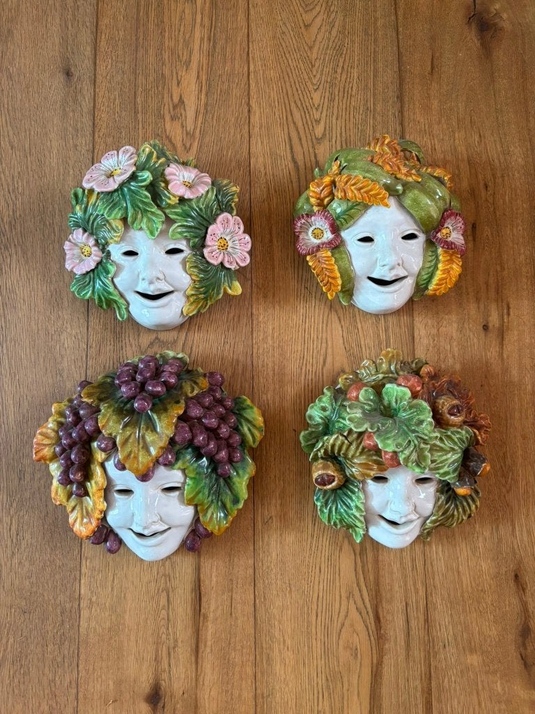 Venetiaanse maskers Bacchus 4 seizoenen, Antiek en Kunst, Ophalen
