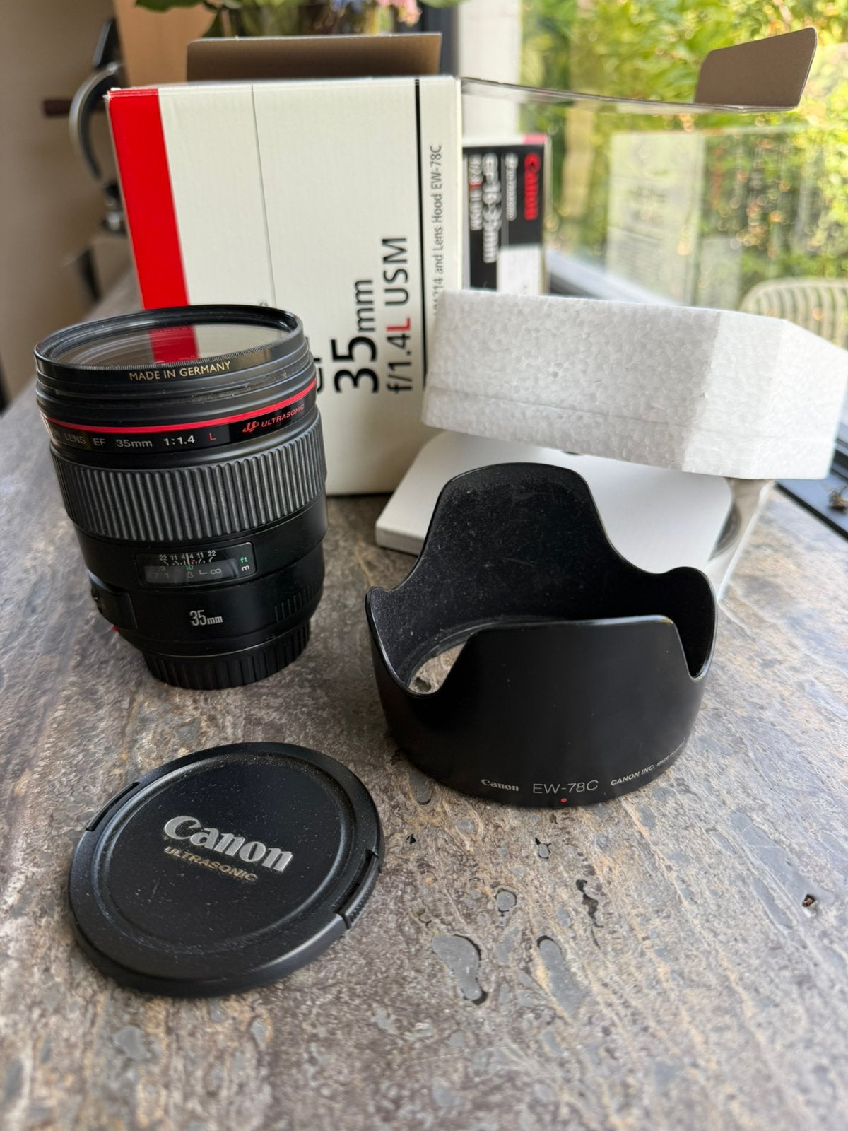 Canon 35 mmm 1,4 L, Ophalen, Zo goed als nieuw, Canon