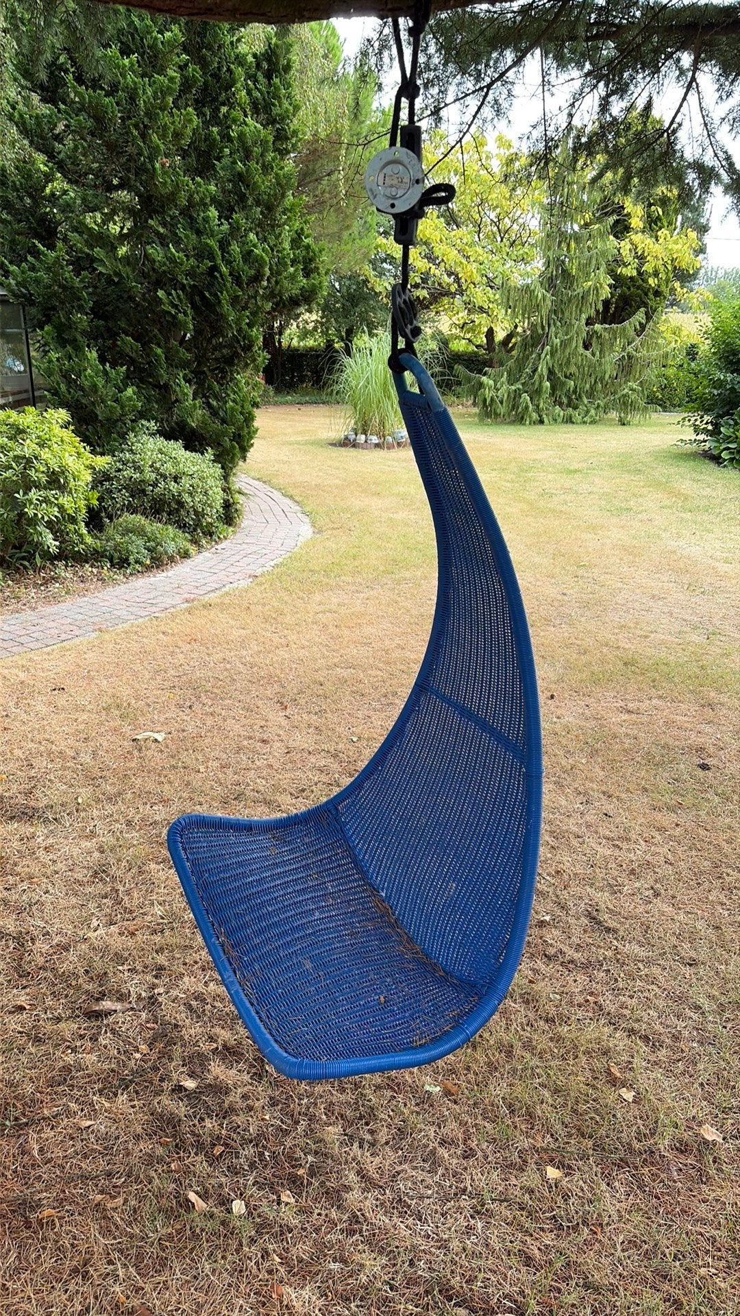 Balancelle / siege à accrocher a une branche de chez Ikea, Jardin & Terrasse, Hamacs, Une personne, Comme neuf, Avec support, Enlèvement