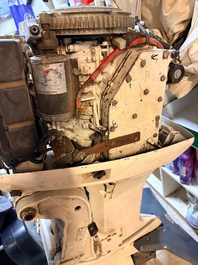 Johnson 75 PK 2-takt BUITENBOORDMOTOR VOOR BOTEN — 1979, Ophalen, Gebruikt, 30 pk of meer, Elektrische start