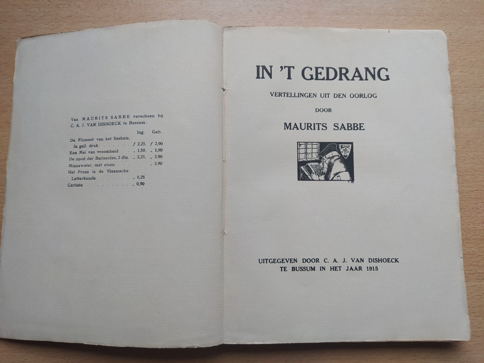 Maurice Sabbe: In't gedrang (1915)


Verzending mogelijk op, Enlèvement ou Envoi