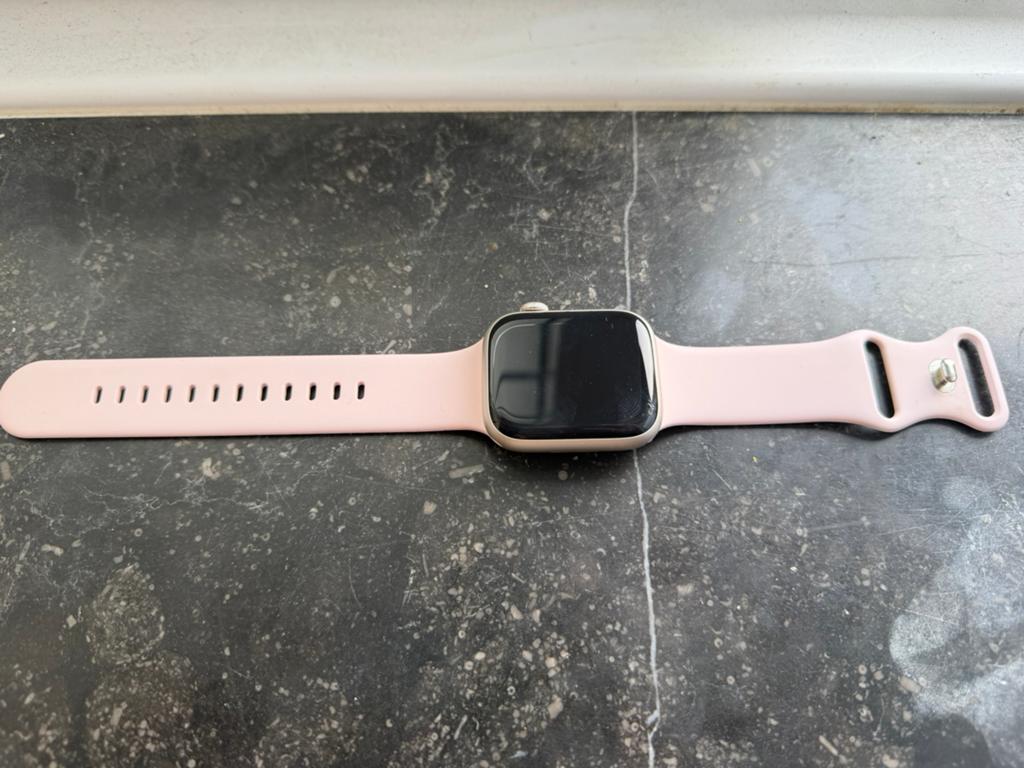 Apple watch series 8 starlight aluminium case, Handtassen en Accessoires, Smartwatches, Ophalen, Conditie, Zo goed als nieuw
