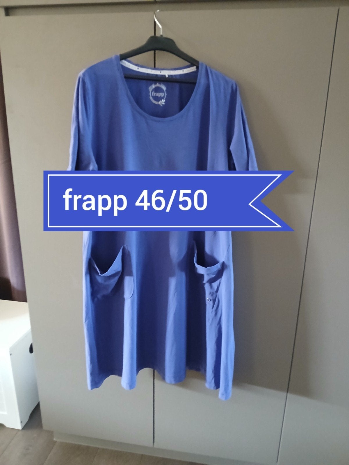 Robe frapp 46/50, Frapp, Taille 46/48 (XL) ou plus grande, Comme neuf, Bleu