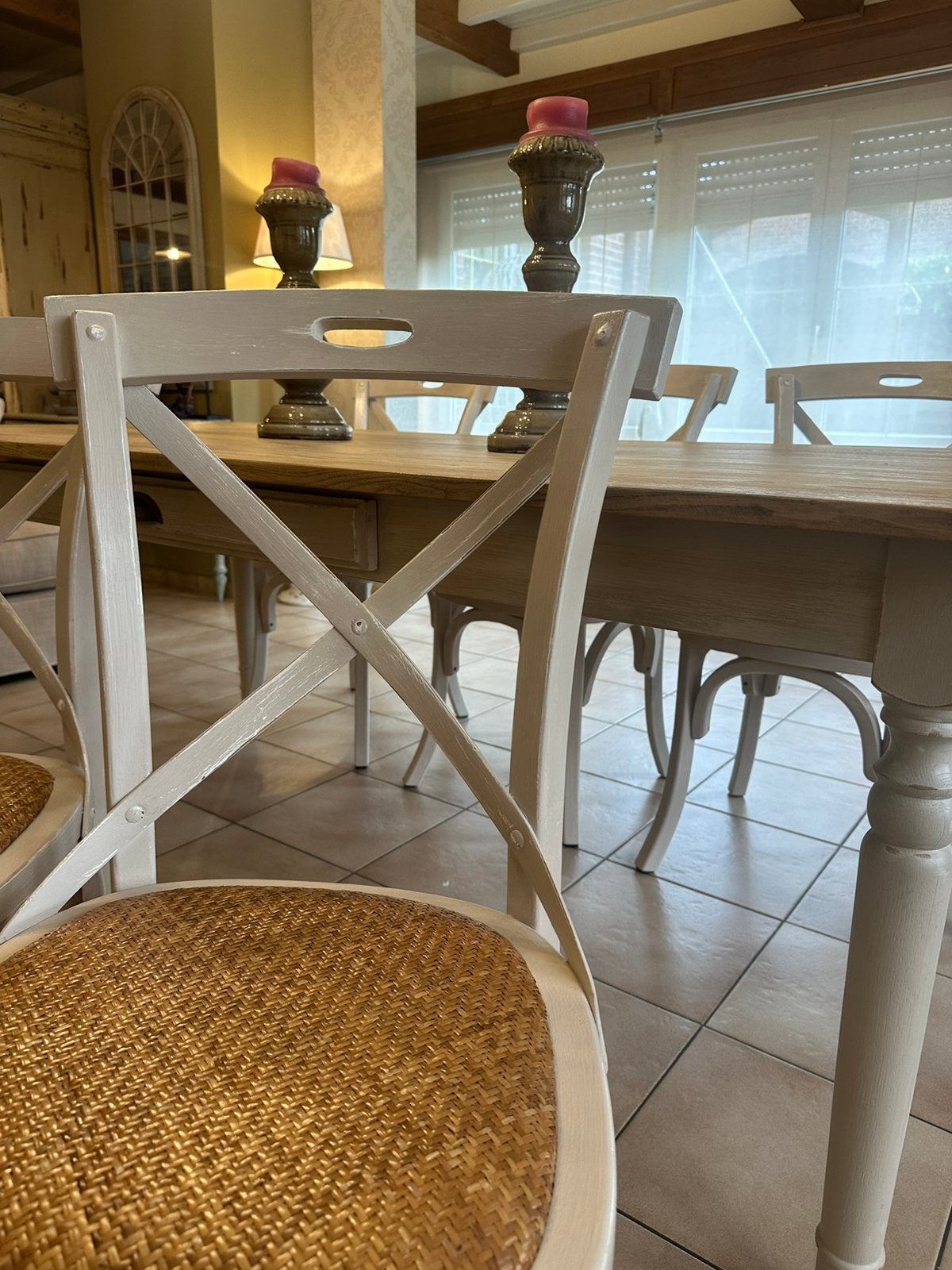 6 Landelijke stoelen, Huis en Inrichting, Ophalen