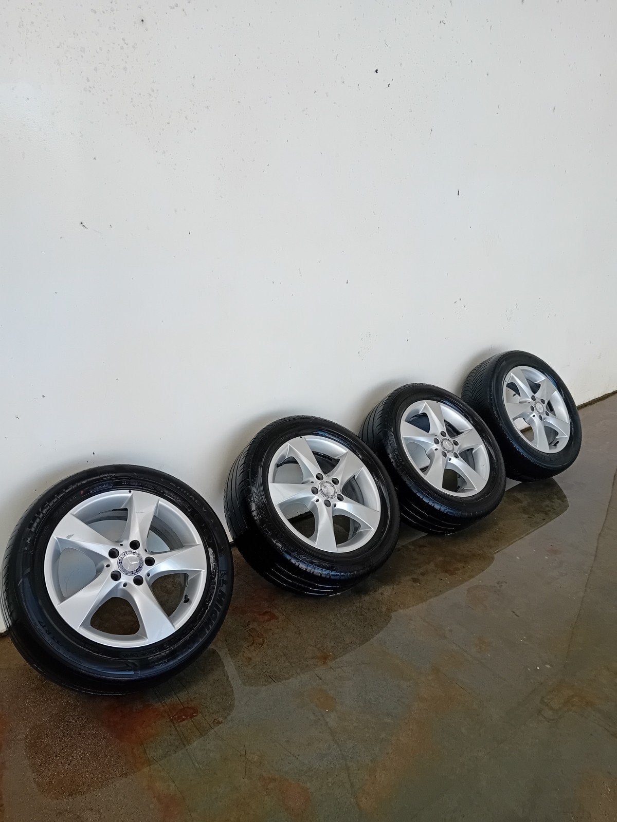 Originele Mercedes Vito V-klasse W447 17 inch velgen set, Auto-onderdelen, Banden en Velgen, Ophalen, 17 inch, Velg(en)
