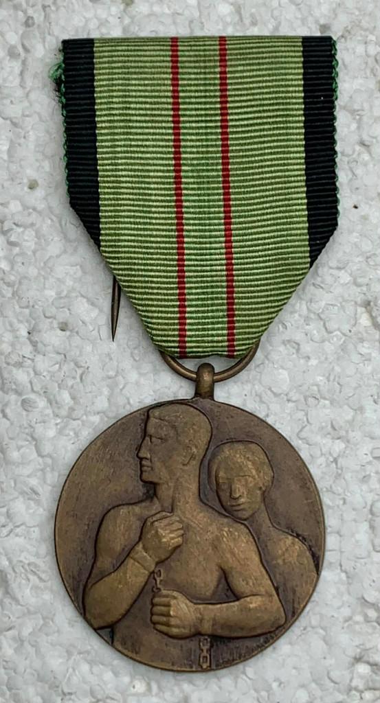 Medaille, Med van Burgerlijke weerstand WOII, 1940-1945, Enlèvement ou Envoi, Armée de terre, Ruban, Médaille ou Ailes