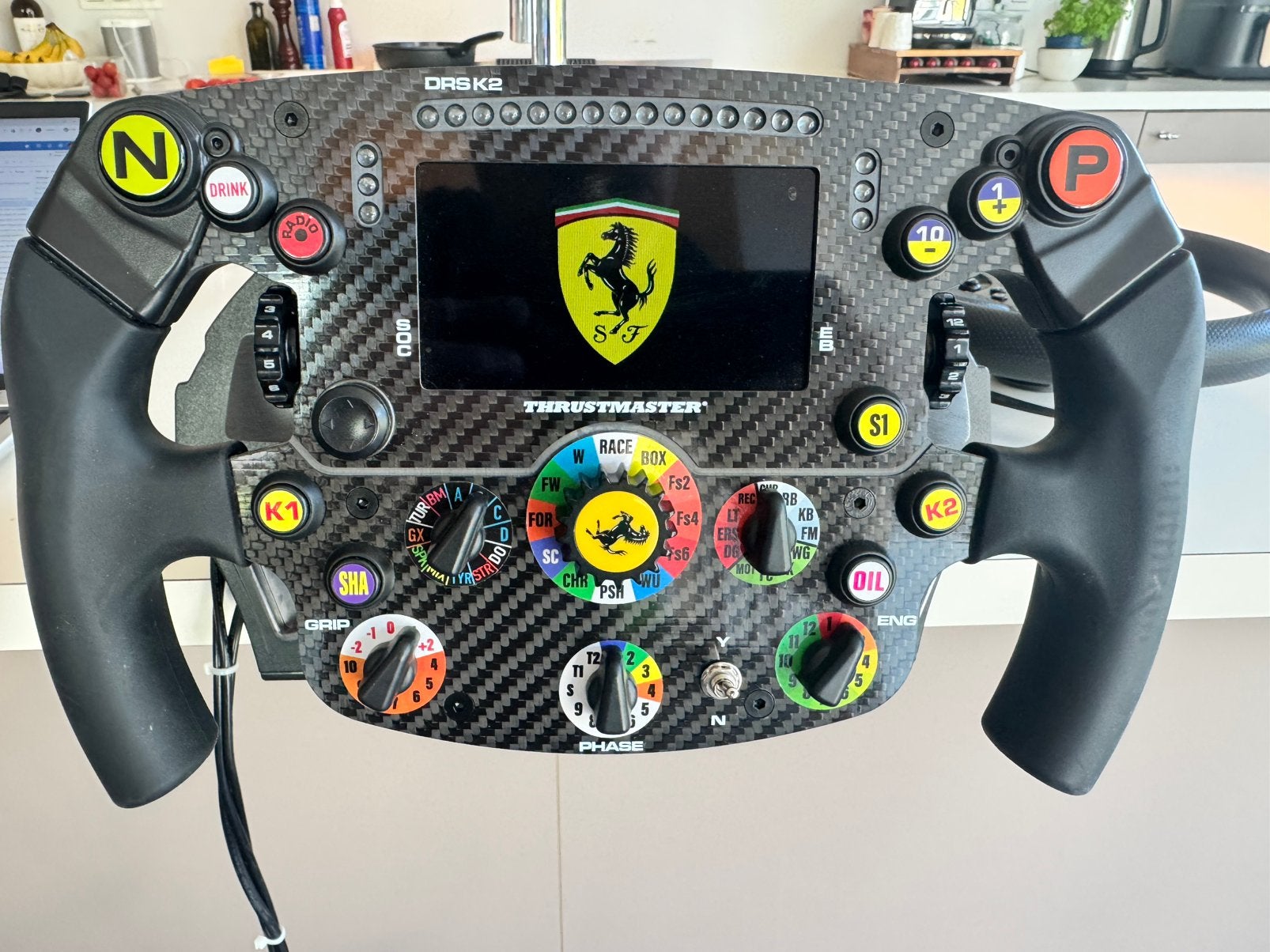 Trustmaster T300 + Ferrari F1 stuur, Ophalen of Verzenden, Zo goed als nieuw