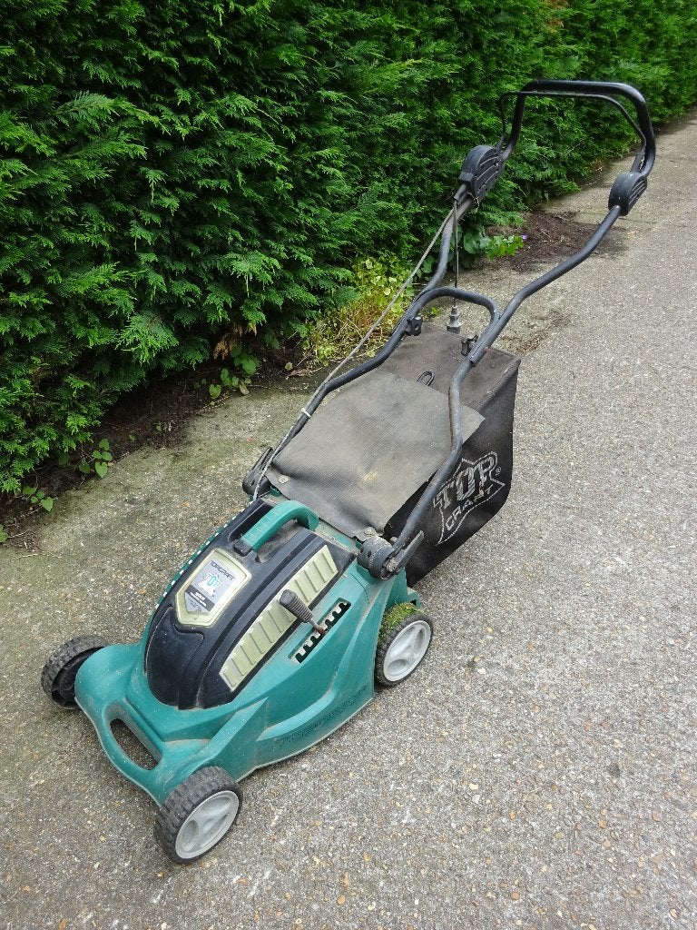 grasmaaier elektrisch, Tuin en Terras, Ophalen, Gebruikt, Elektrische grasmaaier, Opvangbak