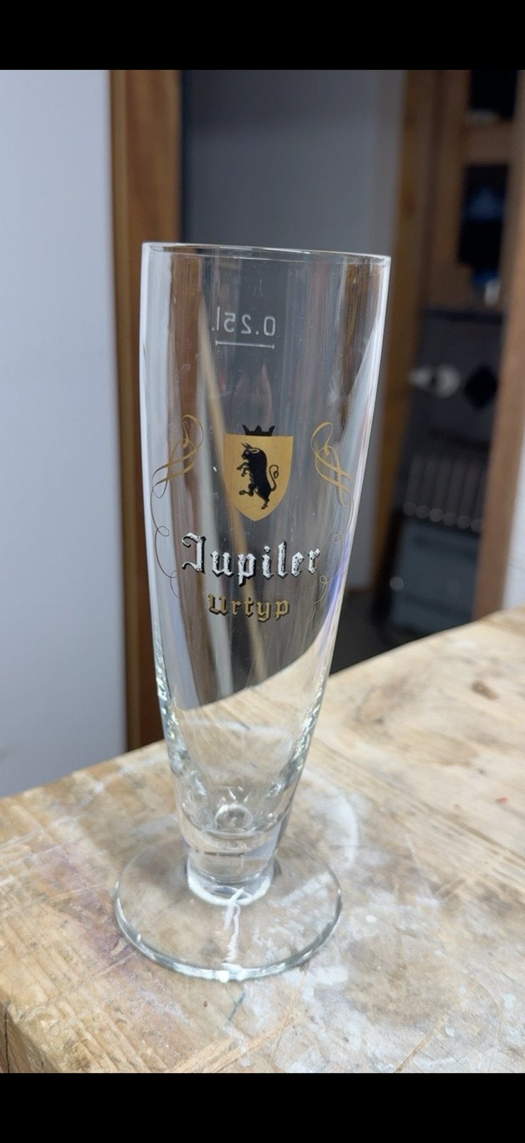 Ancien verre jupiler, Collections, Enlèvement, Comme neuf, Jupiler