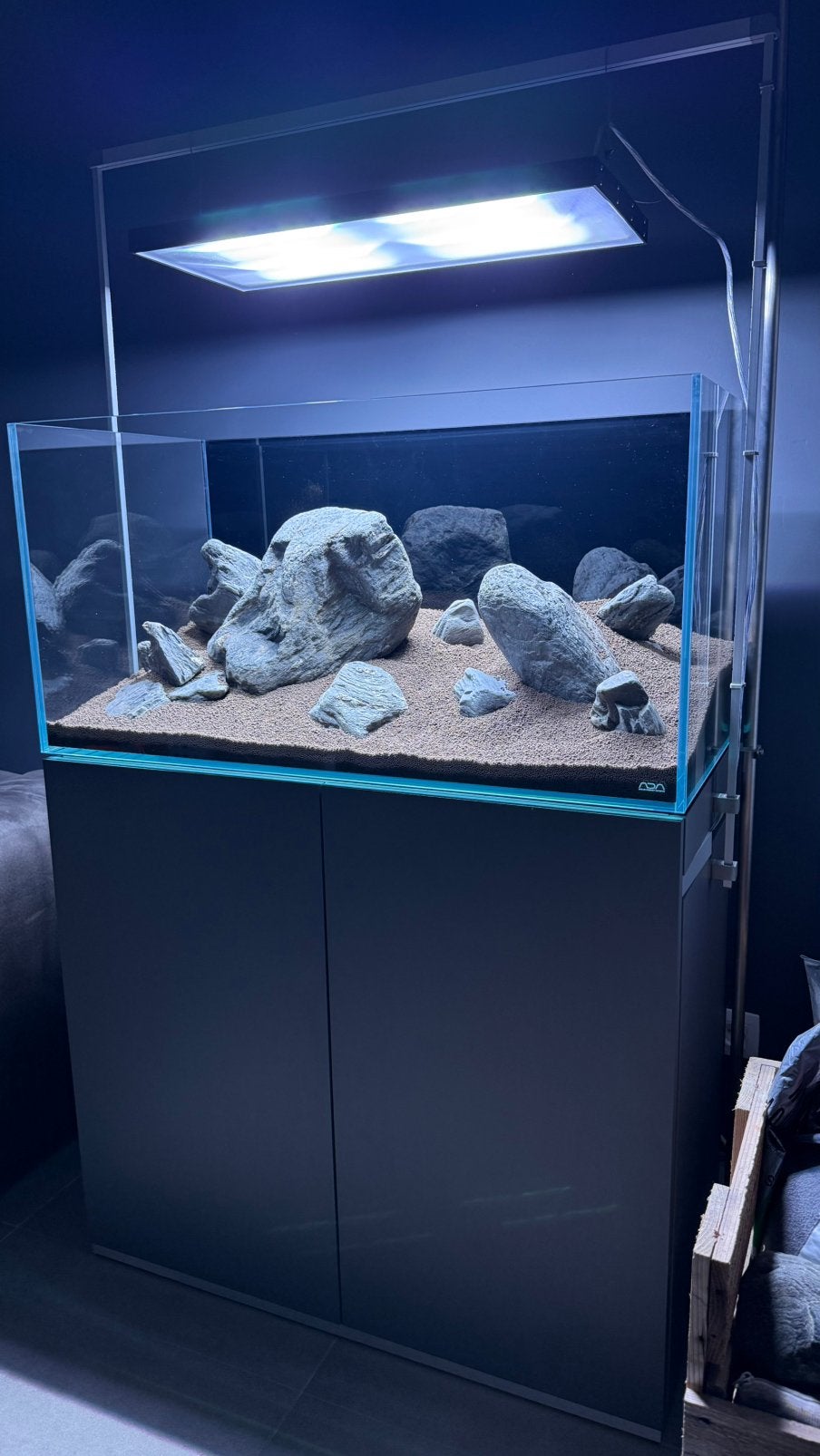 aquarium ADA 90P neuf + meuble scaperline 90 occasion, Enlèvement, Comme neuf, Oase