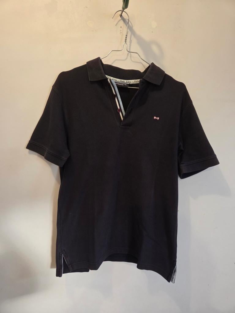 Eden Park Team Poloshirt - Zwart - Maat M, Ophalen of Verzenden, Blauw