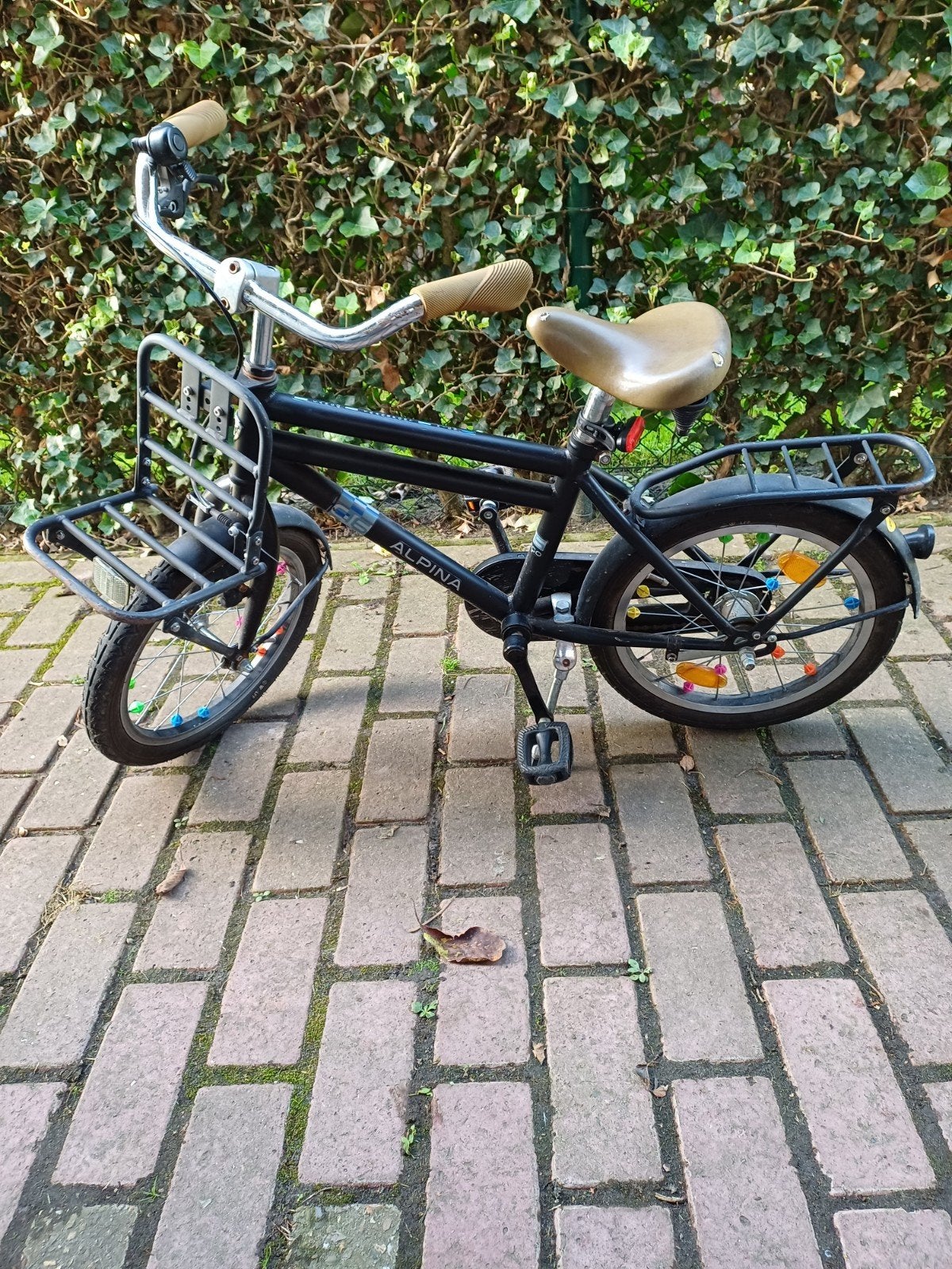 kinderfiets 16 inch, Fietsen en Brommers, Ophalen, Terugtraprem, Alpina, 16 tot 20 inch
