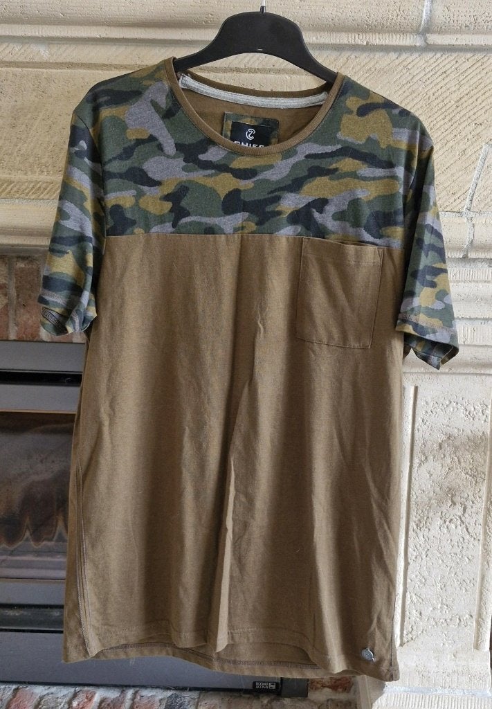 T-shirt Chief homme KM-XL-vert kaki avec imprimé militaire, Vêtements | Hommes, T-shirts, Taille 56/58 (XL), Vert, Envoi, Neuf