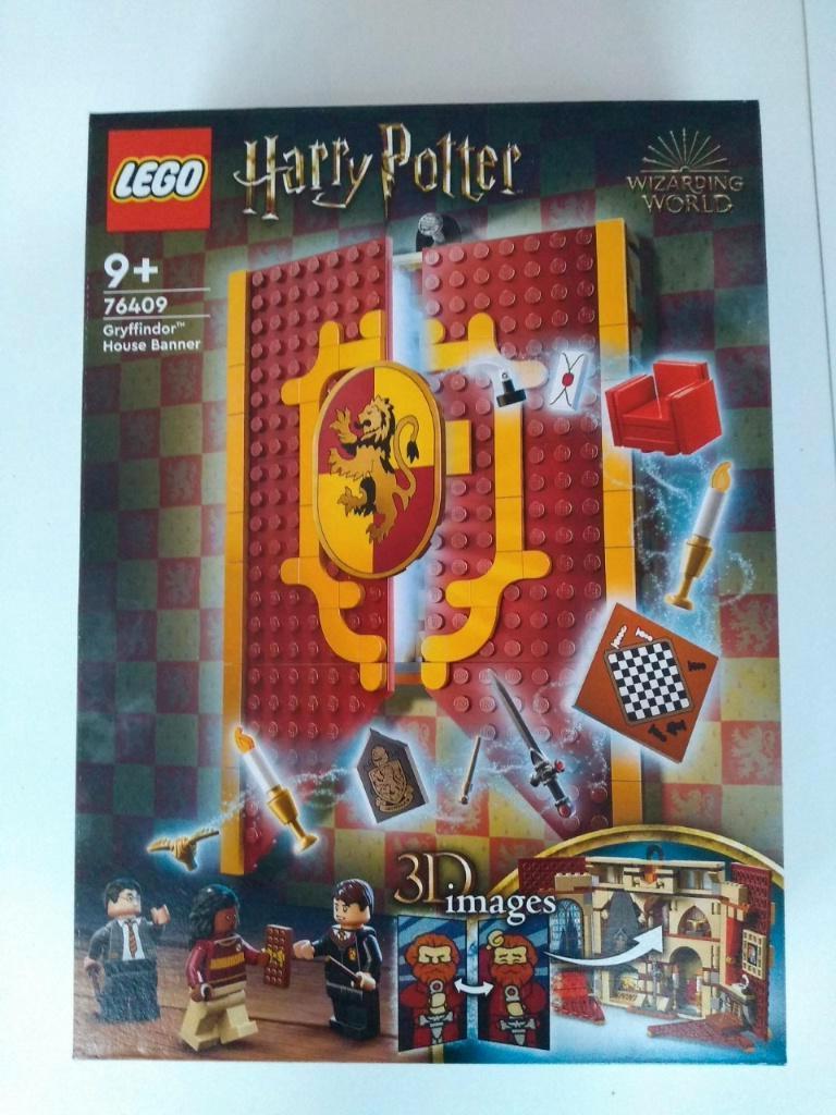 pakket van 4 nieuwe lego harry potter huisbanners, Lego, Ophalen of Verzenden, Complete set, Harry Potter
