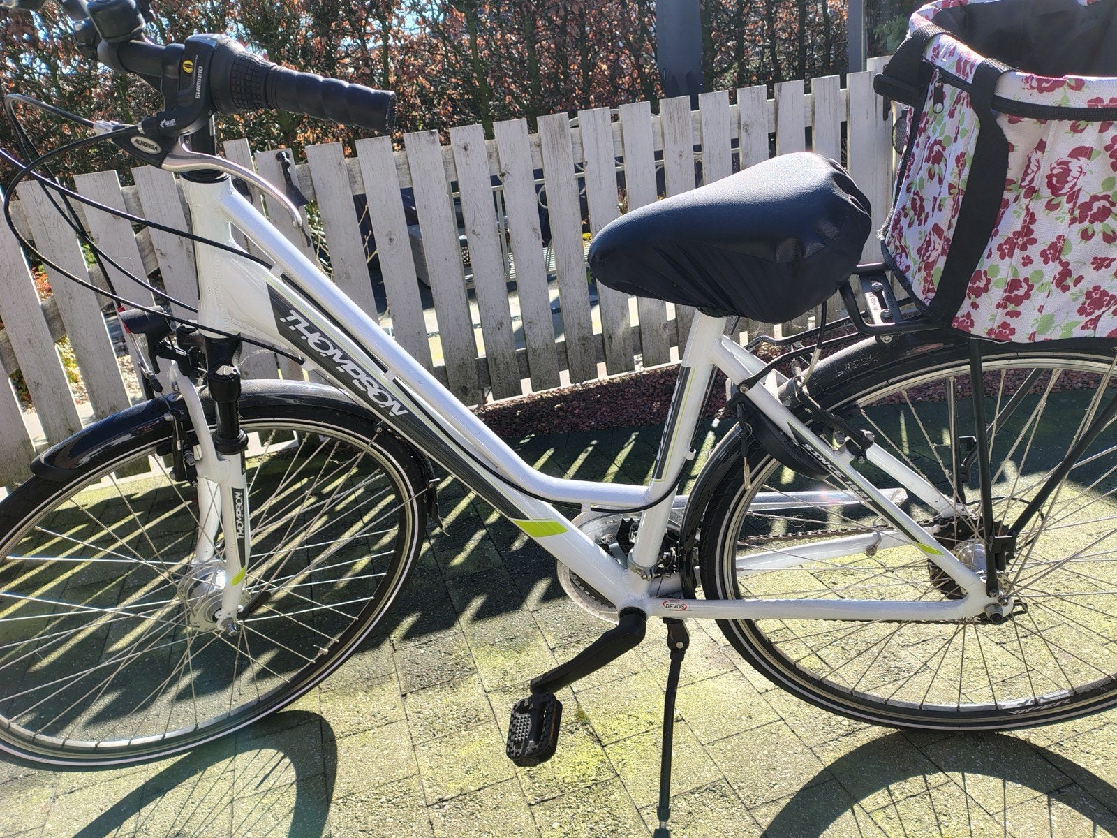 Dames fiets, Ophalen