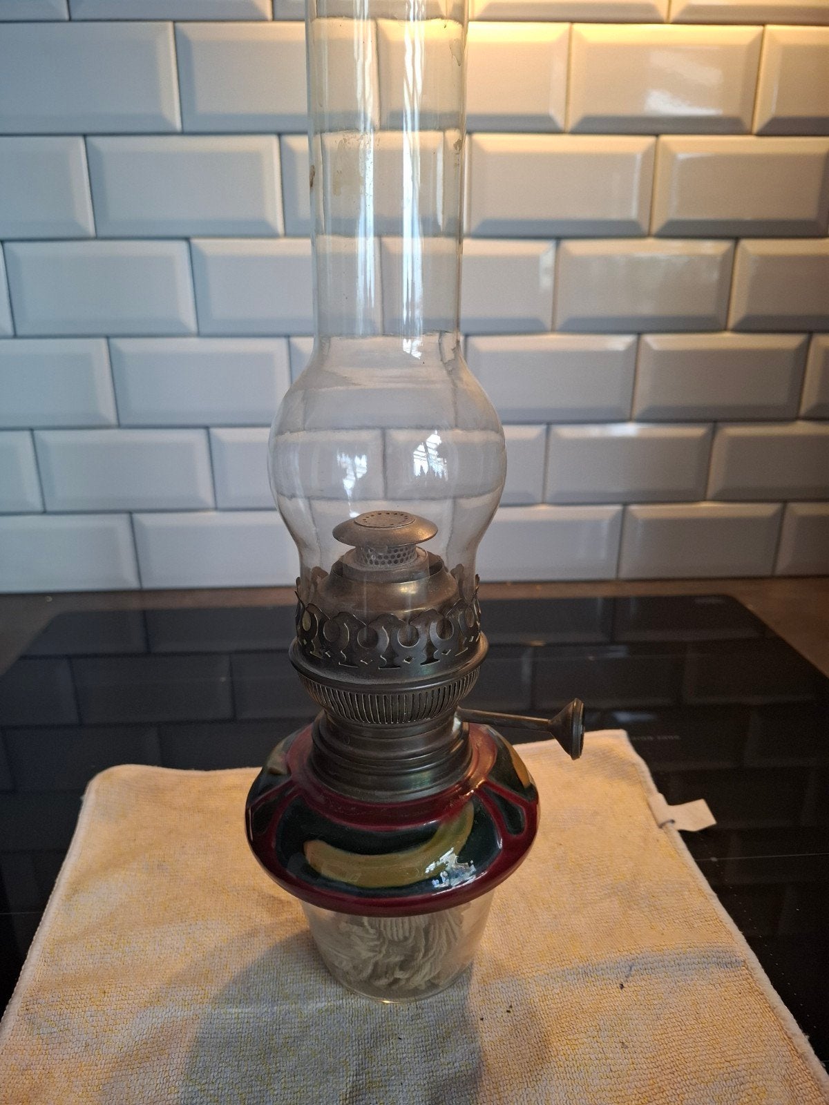 Quinquet époque Art-Nouveau, Ophalen