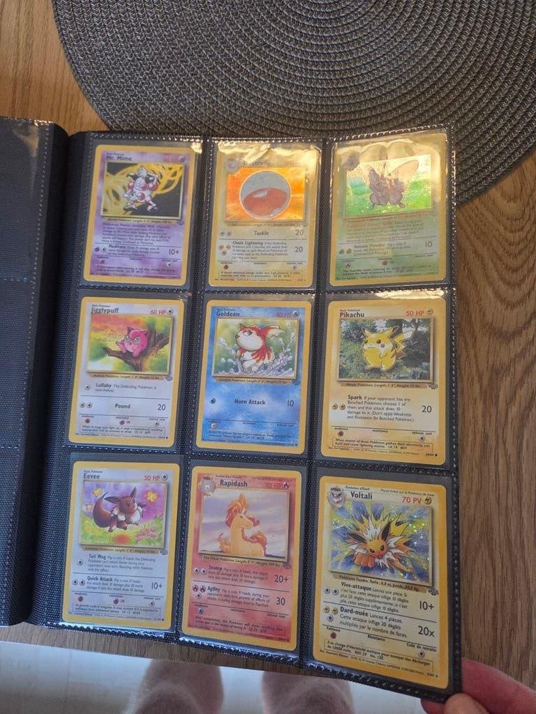 Oude / Vintage Pokémon kaarten Jungle set (1999) incl 4 holo, Hobby en Vrije tijd, Ophalen, Zo goed als nieuw, Meerdere kaarten