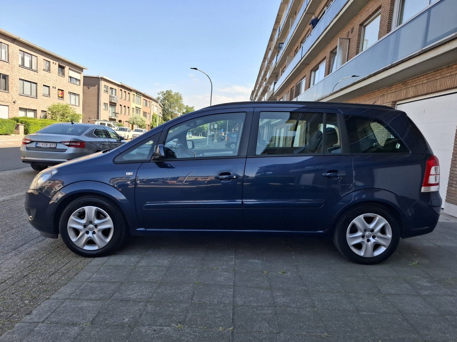 OPEL ZAFIRA 1.6 BENZINE// AIRCO 7 PLAATS, Auto's, Opel, Euro 5, 1568 cc, Blauw, 7 zetels