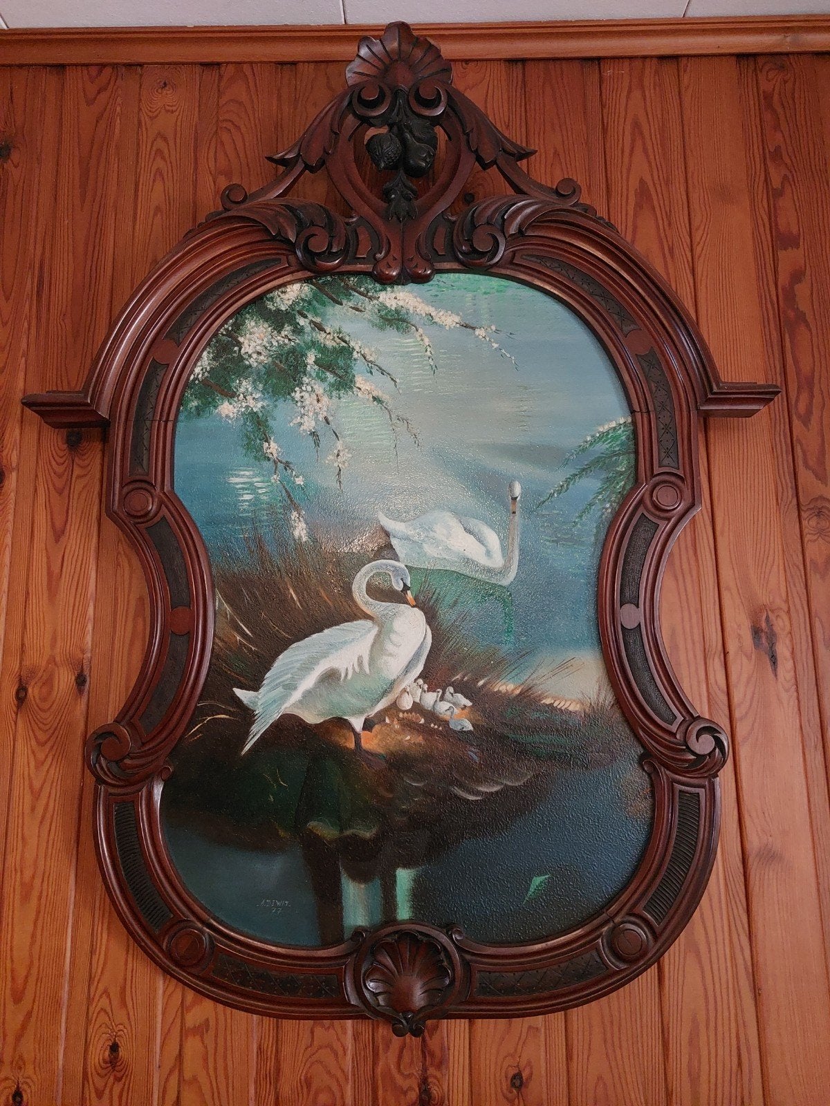 schilderij met kader gratis, Antiek en Kunst, Ophalen