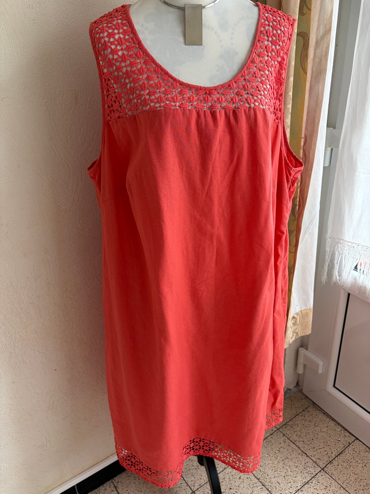 Robe légère Bodyflirt corail – Taille 52/54 sublime, Enlèvement ou Envoi, Comme neuf, Robe