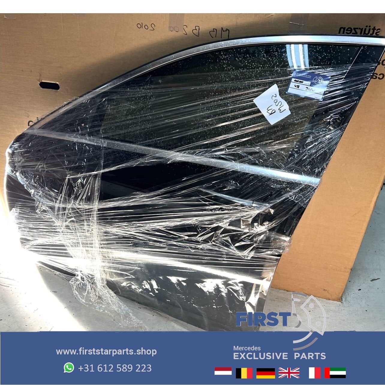 W205 C43 C63 AMG DEUR ZWART COMPLEET LINKS VOOR Mercedes C K, Auto-onderdelen, Gebruikt, -, Deur, Voor