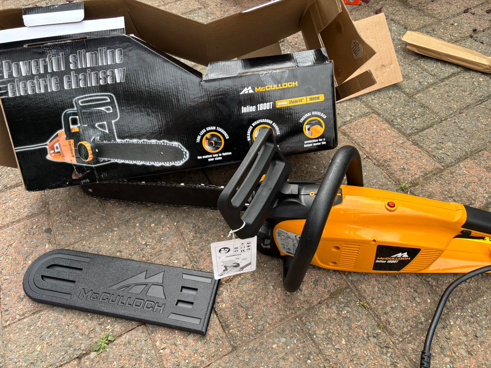 Tronconneuse electrique neuve, Ophalen, Zo goed als nieuw