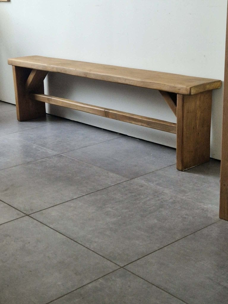Hal/eettafelbank Handgemaakt NIEUW, Maison & Meubles, Chaises, Neuf, Bois, Enlèvement