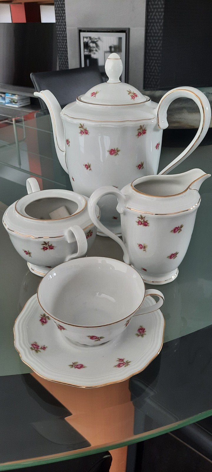 koffieservies 12delig 'Bavaria', Antiek en Kunst, Ophalen