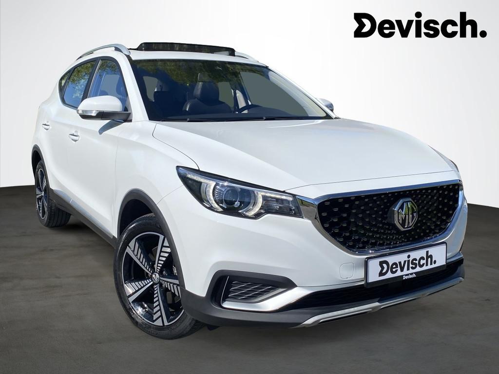 MG ZS EV Luxury 45 kWh (bj 2020, automaat), Auto's, MG, Gebruikt, ZS, Leder, 5 zetels