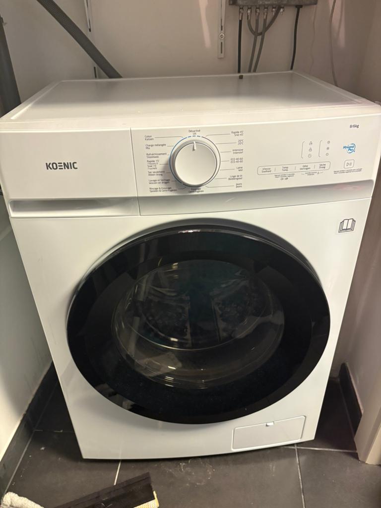 Wasmachine - Koenic 8/6kg Wasdroger, Elektronische apparatuur, Ophalen, Zo goed als nieuw