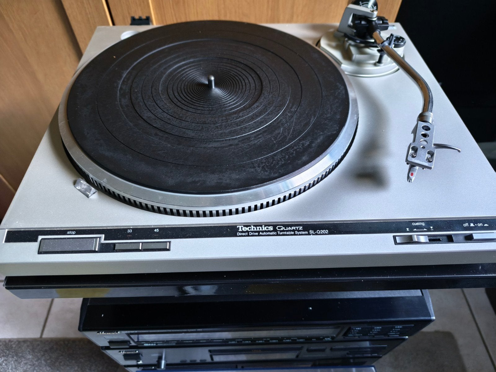 Technics SL Q202 Semi-automatische directe aandrijving, Audio, Tv en Foto, Platenspelers, Ophalen, Technics
