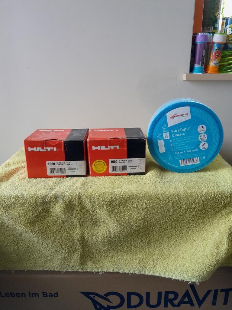 Gyproc schroeven/gaasband, Doe-het-zelf en Bouw, Platen en Panelen, Ophalen