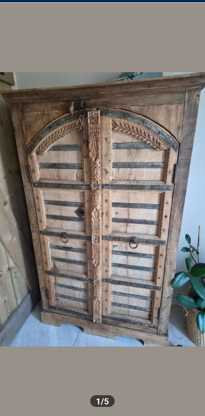 Houten kast, Maison & Meubles, Accessoires pour la Maison | Paravents d'intérieur, Enlèvement