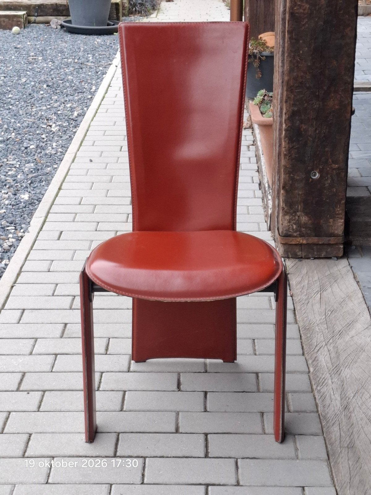 Vintage eetkamer stoelen, Maison & Meubles, Vintage, Comme neuf, Brun, Enlèvement