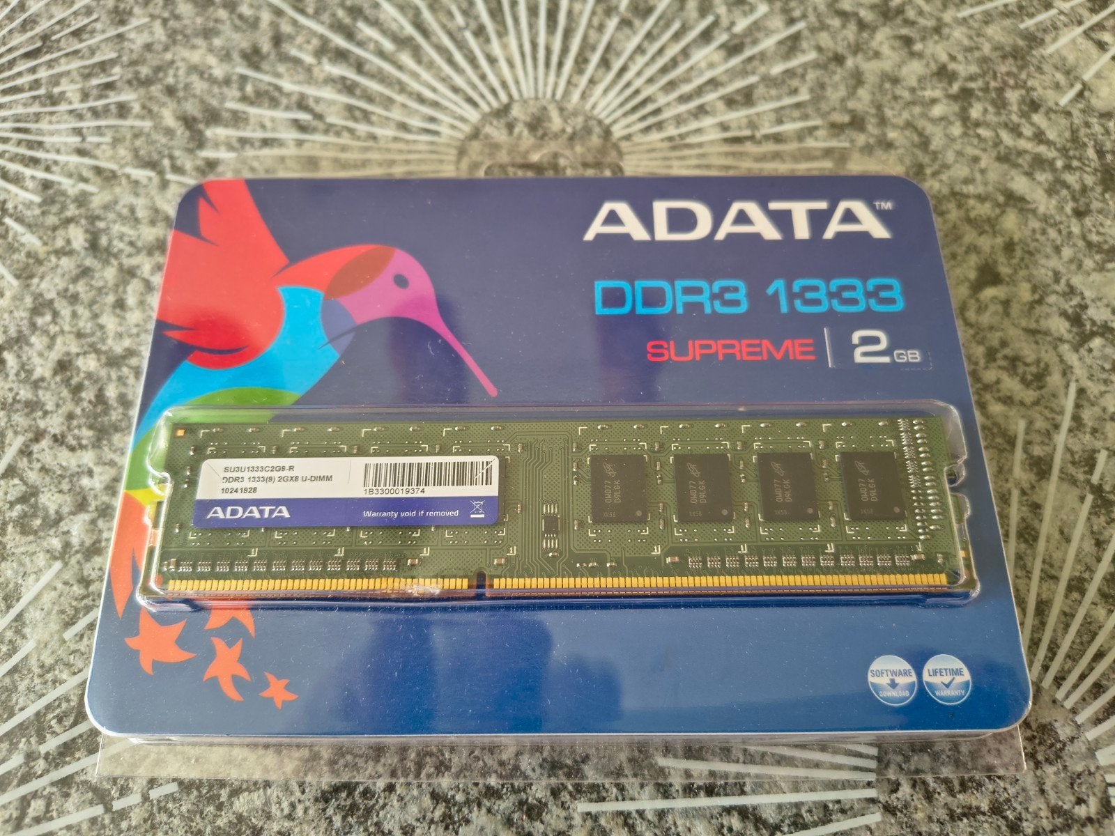 Data DDR3 1333 supreme 2 gb, Computers en Software, RAM geheugen, Ophalen, Nieuw, DDR3, Desktop