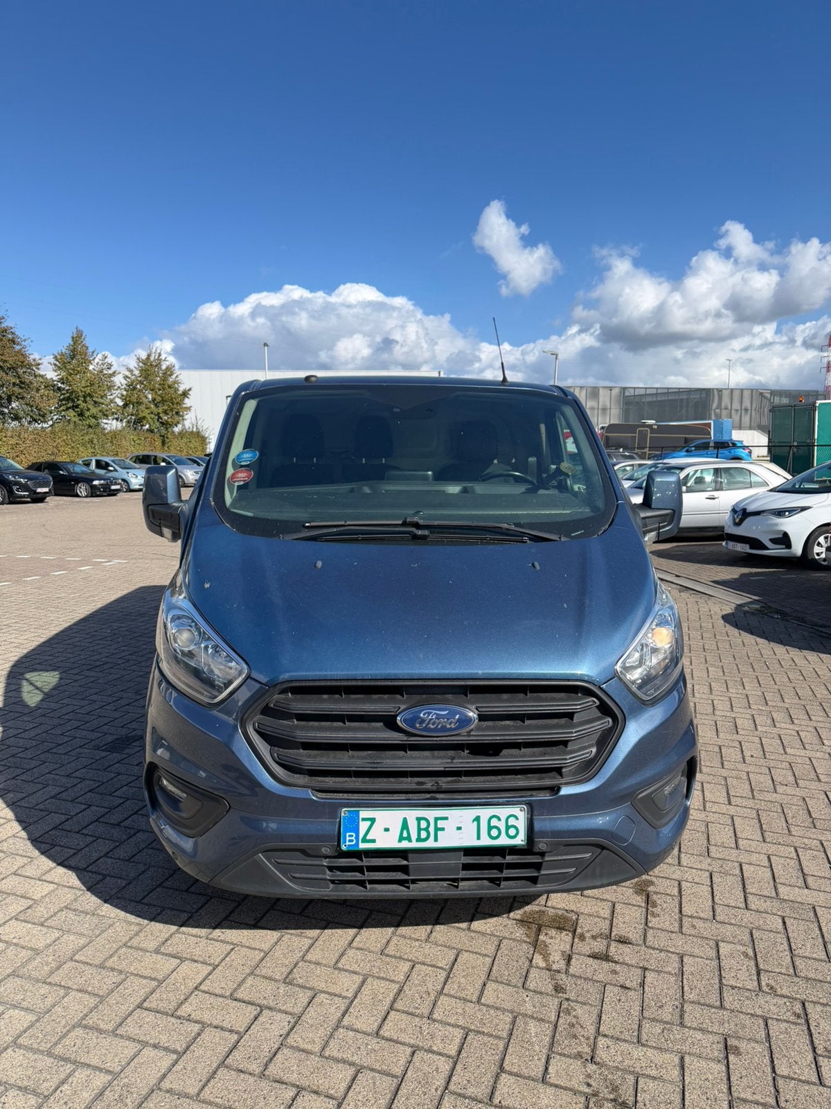 Ford transit custom 2.0 Diesel / Euro6b / Airco / 3 plaats, Stof, 1995 cc, 4 cilinders, Diesel