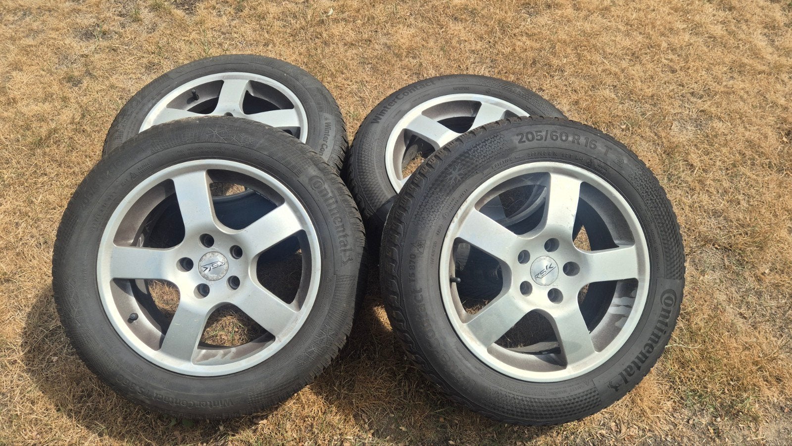 4 velgen RSK 16 inch + wintetbanden, Ophalen, Gebruikt