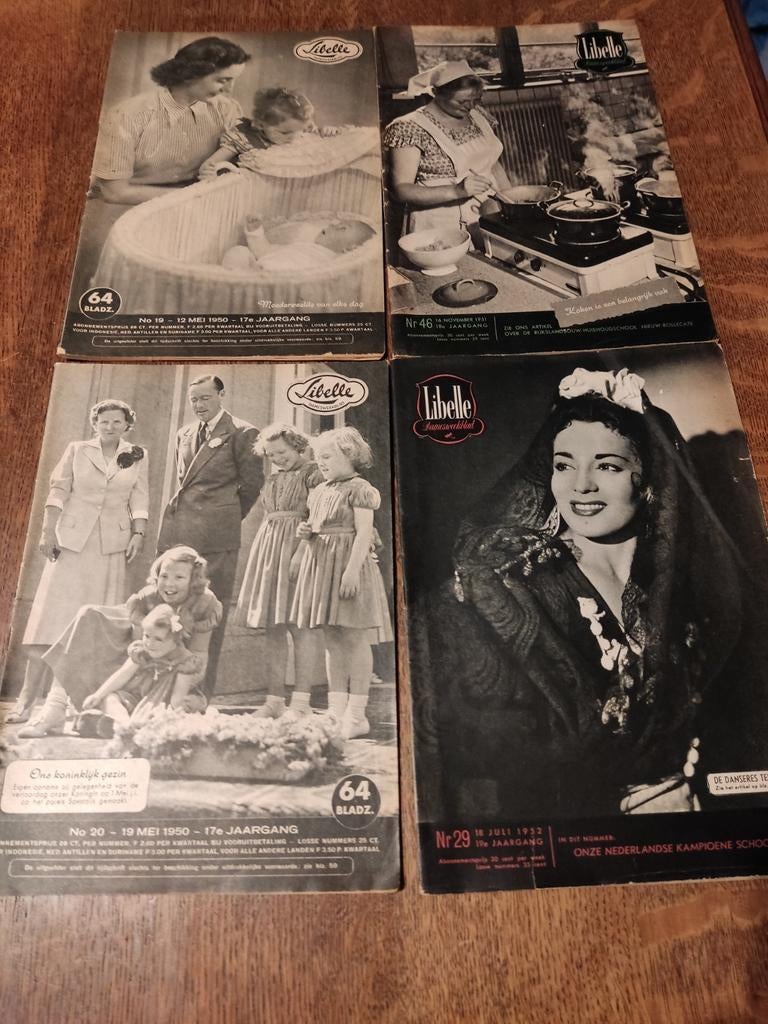 Zeer zeer oude boekjesvan het dames weekblad de Libelle, Verzamelen, Ophalen of Verzenden