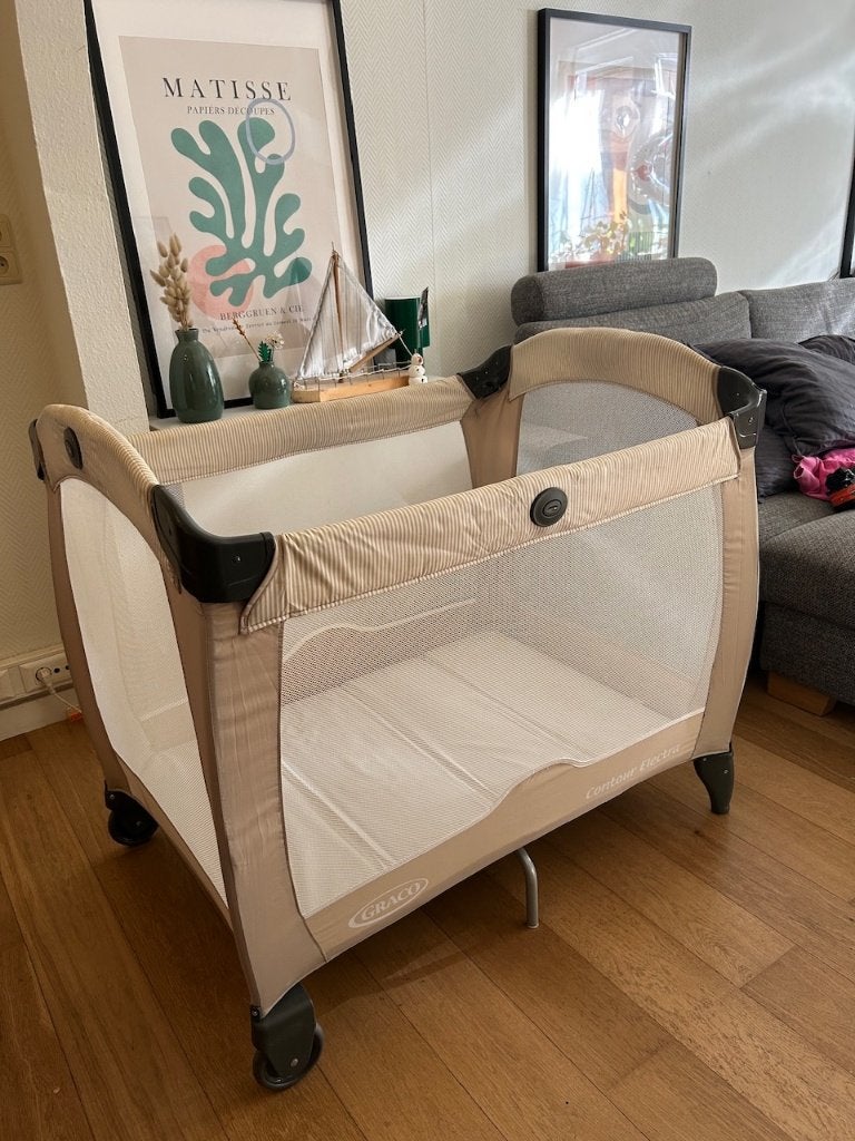 Graco Contour Electra parasolbed — €30 bespreekbaar, Kinderen en Baby's, Ophalen, Gebruikt, Ledikant