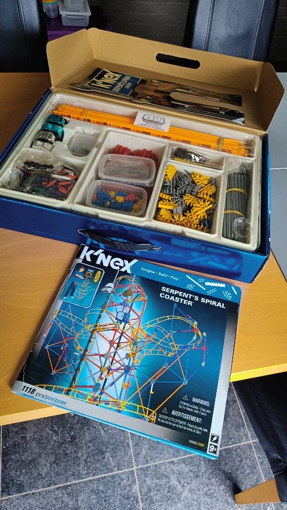 Knex set Serpent's Spiral Coaster, Ophalen, Gebruikt, K'nex