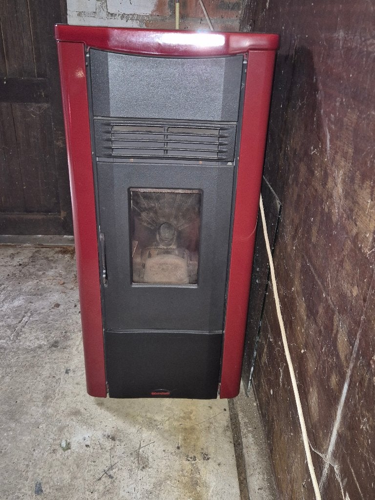 houtpelletkachel, Doe-het-zelf en Bouw, Ophalen, Gebruikt, Kachel